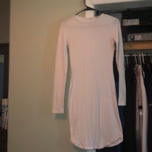 White ribber Charlotte russe dress